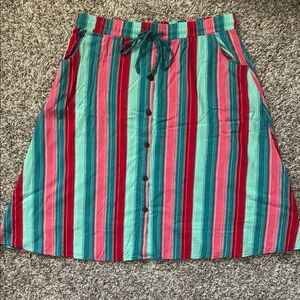 LuLaRoe Marsha Skirt- Bright Colors